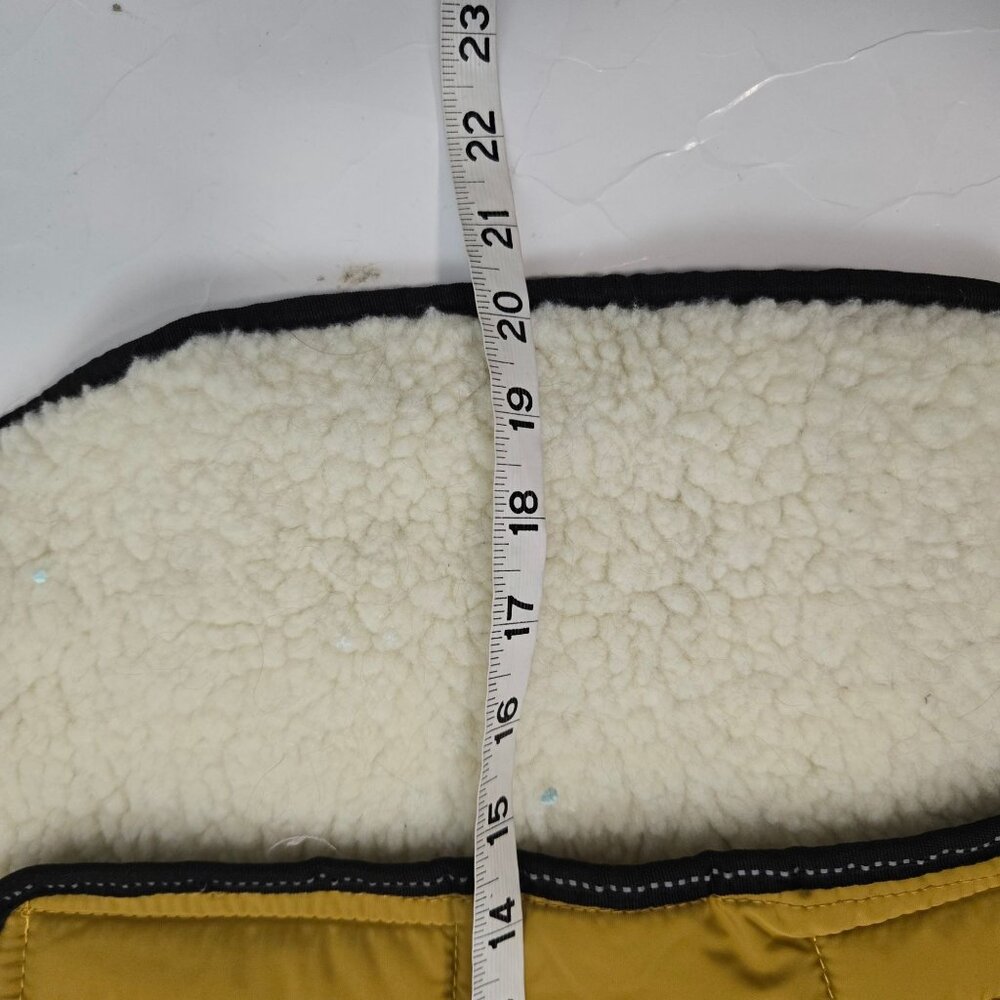 Eddie Bauer Gray and Yellow Quilted Dog Jacket - Picture 10 of 10